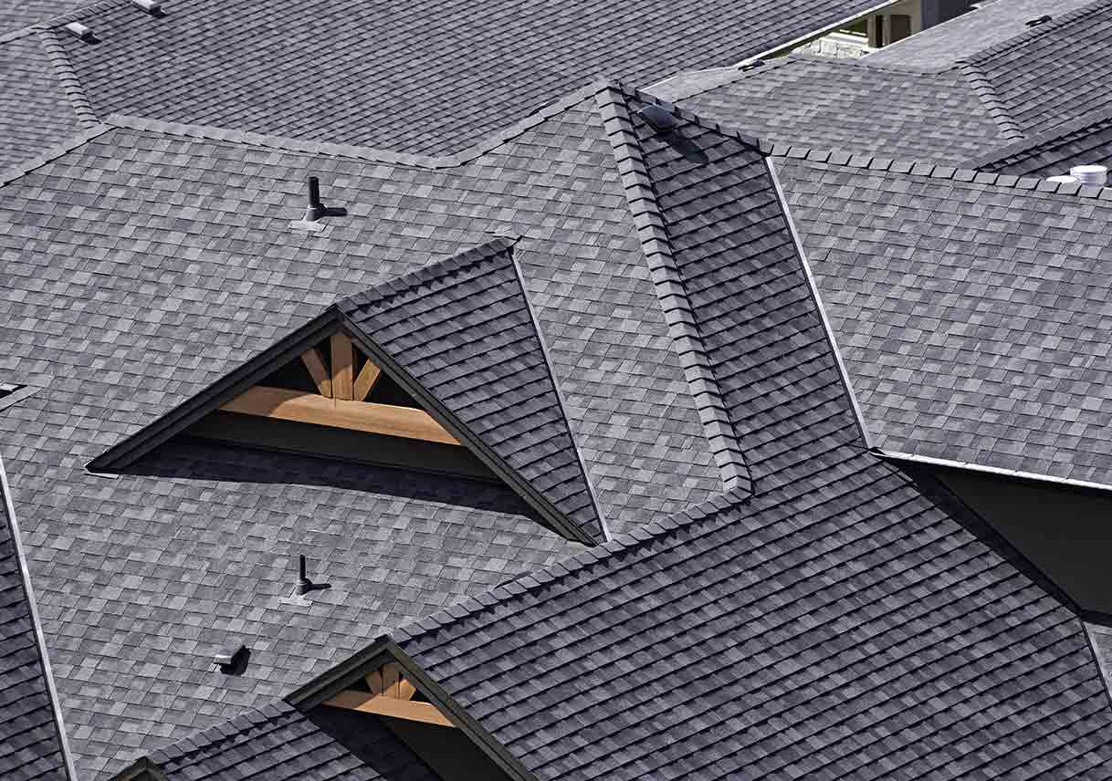 Shingle roof