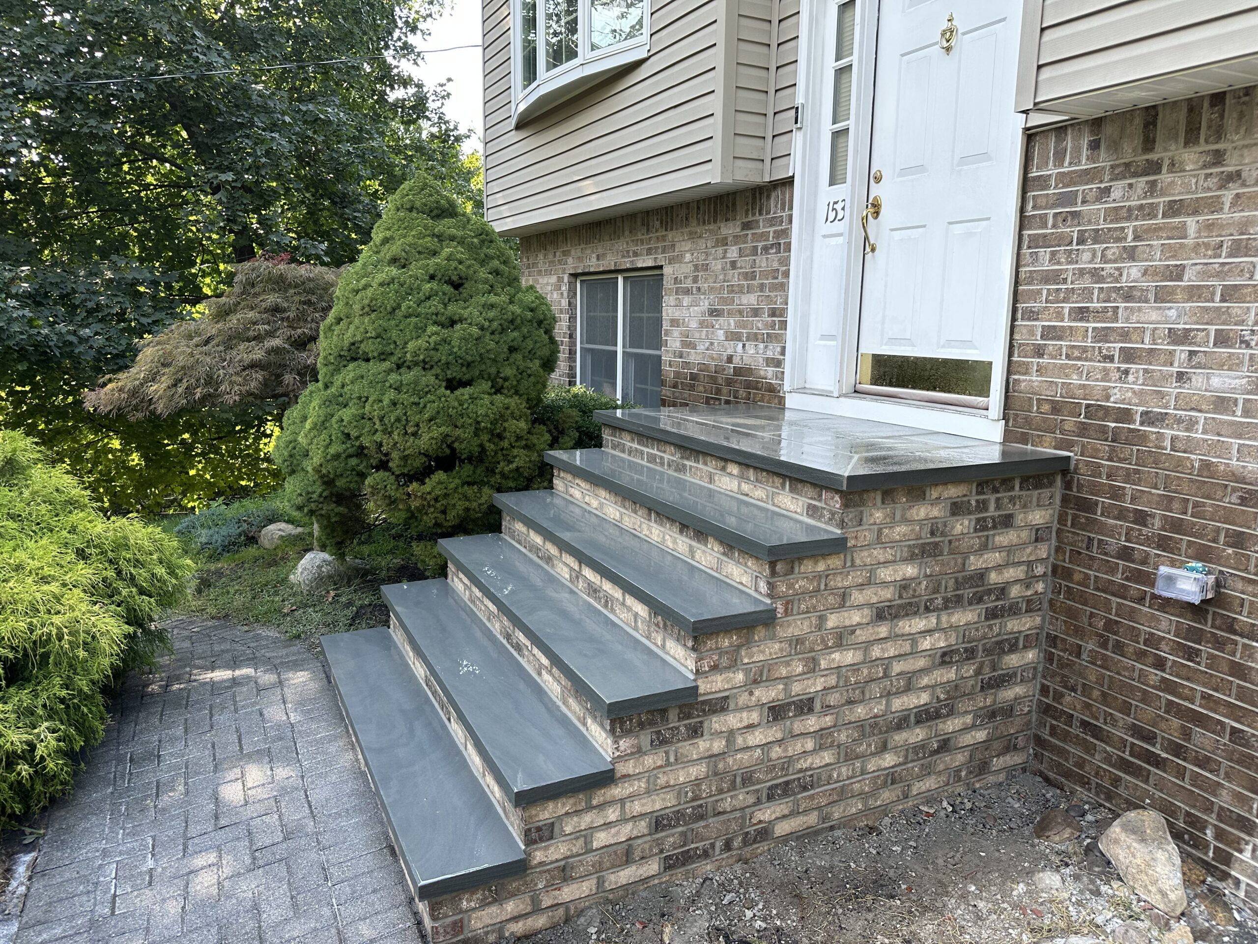 brick steps rebuild in Oakland NJ
