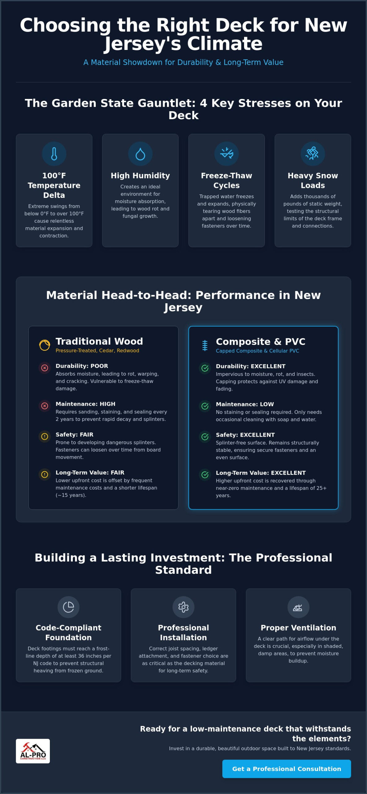 Best Decking Material for New Jersey Climate: A 2026 Homeowner’s Guide